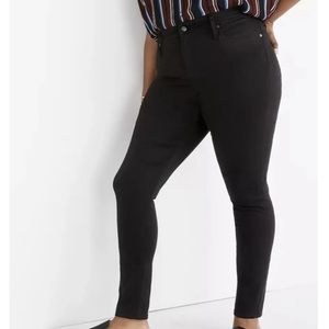 NWT Madewell 9” High Rise Skinny In Black Size 37P